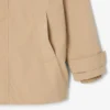 Parka da uomo di media lunghezza idrorepellente con cappuccio