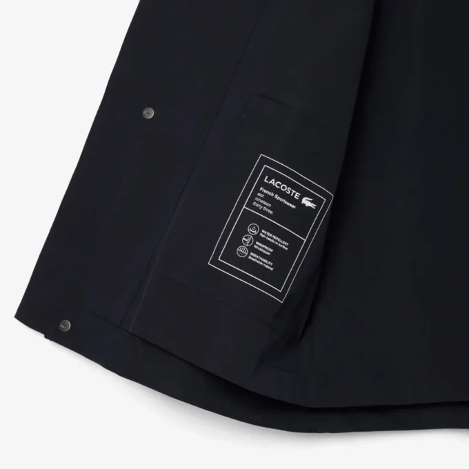 Parka da uomo di media lunghezza idrorepellente con cappuccio Parka da uomo di media lunghezza idrorepellente con cappuccio