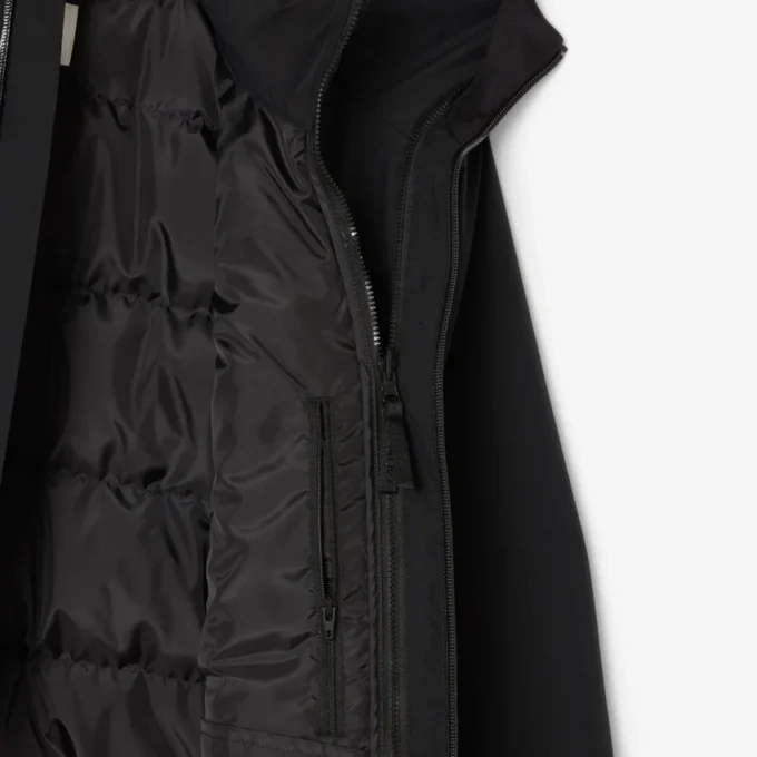 Parka imbottito idrorepellente 3 in 1 da uomo