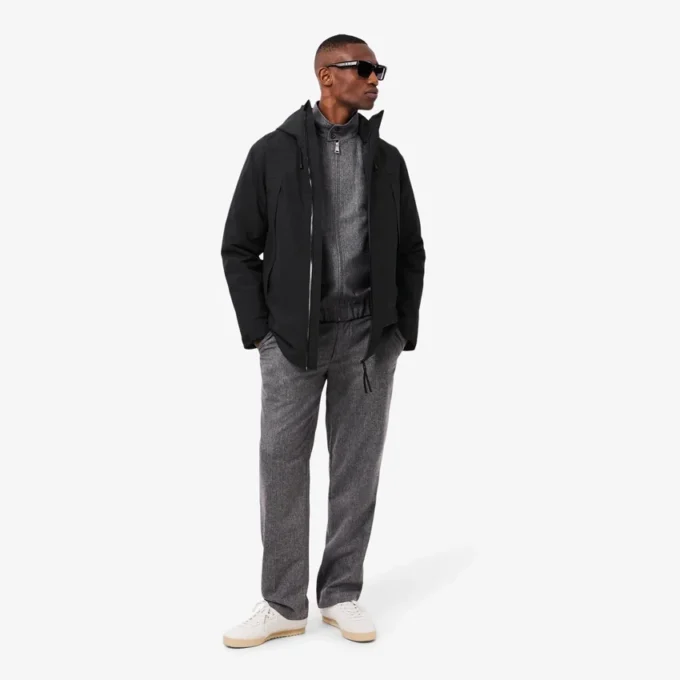 Parka imbottito idrorepellente 3 in 1 da uomo