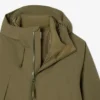 Parka imbottito idrorepellente 3 in 1 da uomo