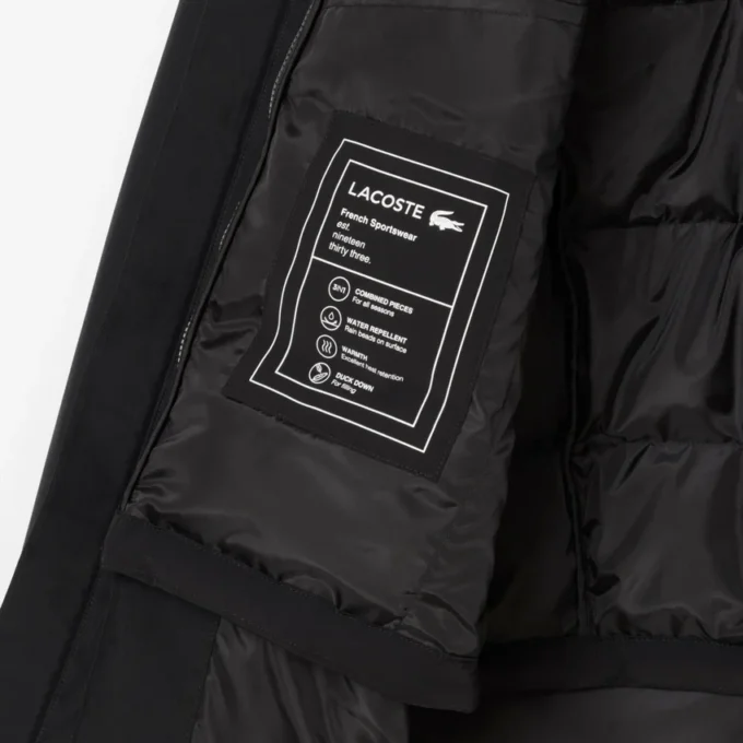 Parka imbottito idrorepellente 3 in 1 da uomo