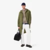 Parka lungo idrorepellente da uomo
