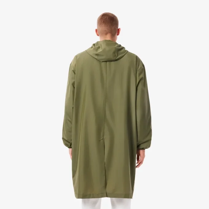 Parka lungo idrorepellente da uomo
