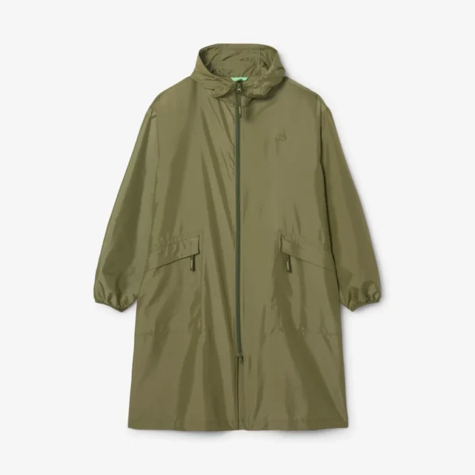 Parka lungo idrorepellente da uomo