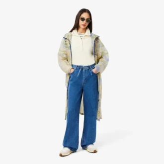 Parka lungo oversize idrorepellente da donna