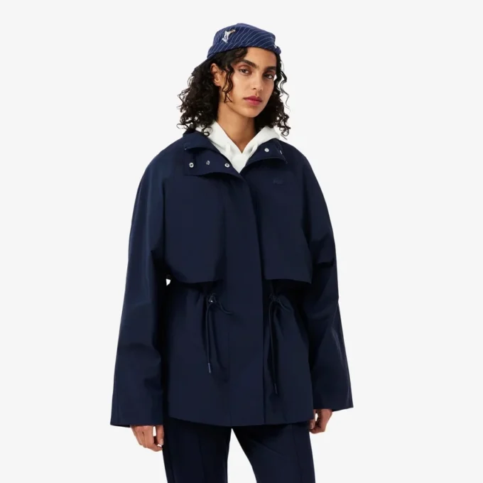 Parka oversize idrorepellente di media lunghezza Parka oversize idrorepellente di media lunghezza