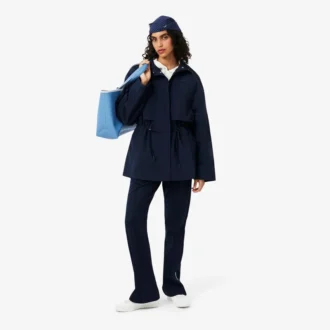 Parka oversize idrorepellente di media lunghezza