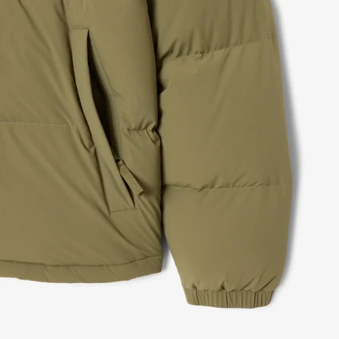 Piumino da uomo idrorepellente con cappuccio