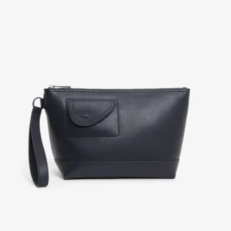 Pochette in pelle martellata Lacoste Club