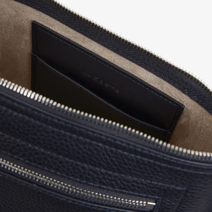 Pochette in pelle martellata Lacoste Club Pochette in pelle martellata Lacoste Club