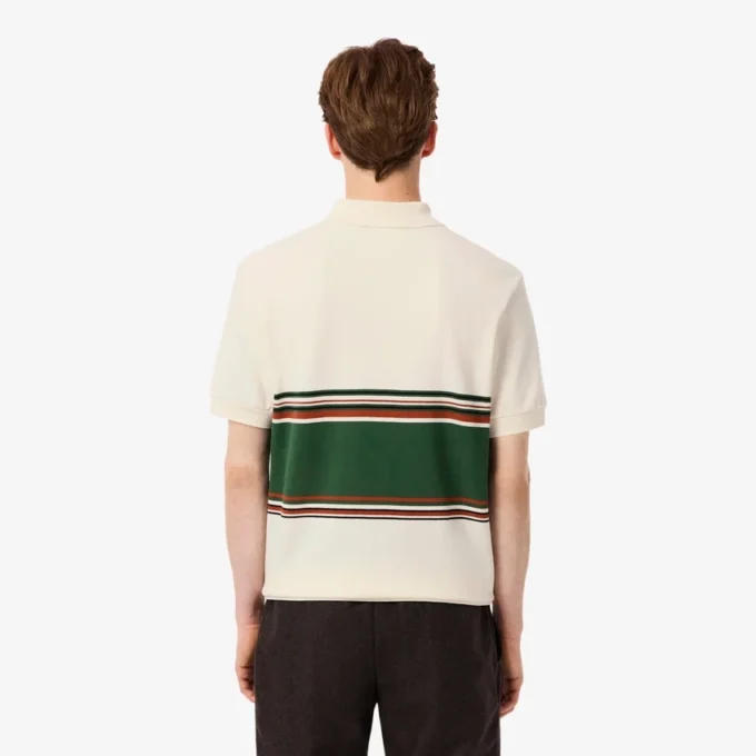 Polo a righe da uomo Classic Fit Made in France Polo a righe da uomo Classic Fit Made in France