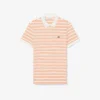 Polo a righe in petit piqué con vestibilità classica Polo a righe in petit piqué con vestibilità classica