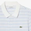 Polo a righe in petit piqué con vestibilità classica Polo a righe in petit piqué con vestibilità classica
