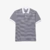 Polo a righe Petit Piqué L.12.12 da uomo, vestibilità classica Polo a righe Petit Piqué L.12.12 da uomo, vestibilità classica