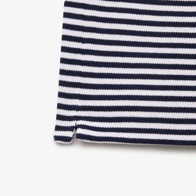 Polo a righe Petit Piqué L.12.12 da uomo, vestibilità classica Polo a righe Petit Piqué L.12.12 da uomo, vestibilità classica