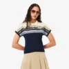 Polo a righe slim fit da donna Made in France Polo a righe slim fit da donna Made in France