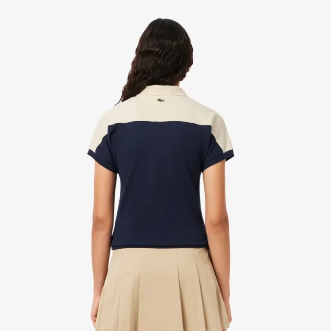 Polo a righe slim fit da donna Made in France Polo a righe slim fit da donna Made in France