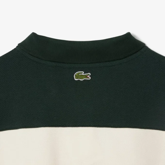 Polo a righe slim fit da donna Made in France