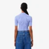 Polo da donna in maglia a coste 3D Polo da donna in maglia a coste 3D