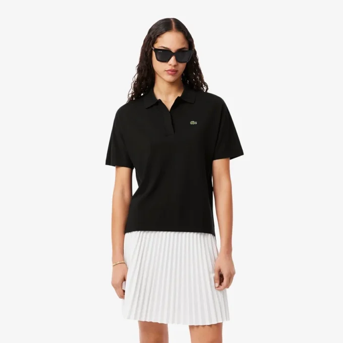 Polo da donna in piqué dalla vestibilità comoda Polo da donna in piqué dalla vestibilità comoda
