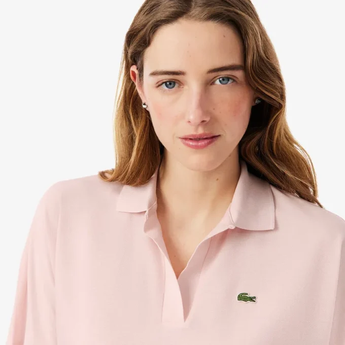Polo da donna in piqué dalla vestibilità comoda Polo da donna in piqué dalla vestibilità comoda