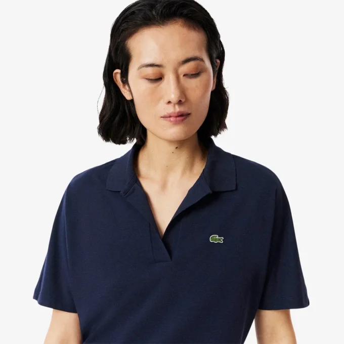Polo da donna in piqué dalla vestibilità comoda Polo da donna in piqué dalla vestibilità comoda