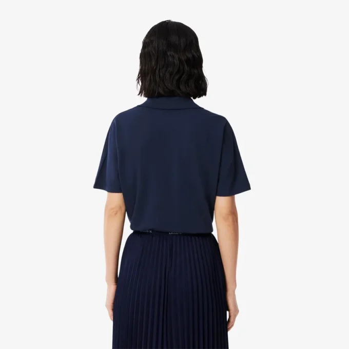 Polo da donna in piqué dalla vestibilità comoda Polo da donna in piqué dalla vestibilità comoda