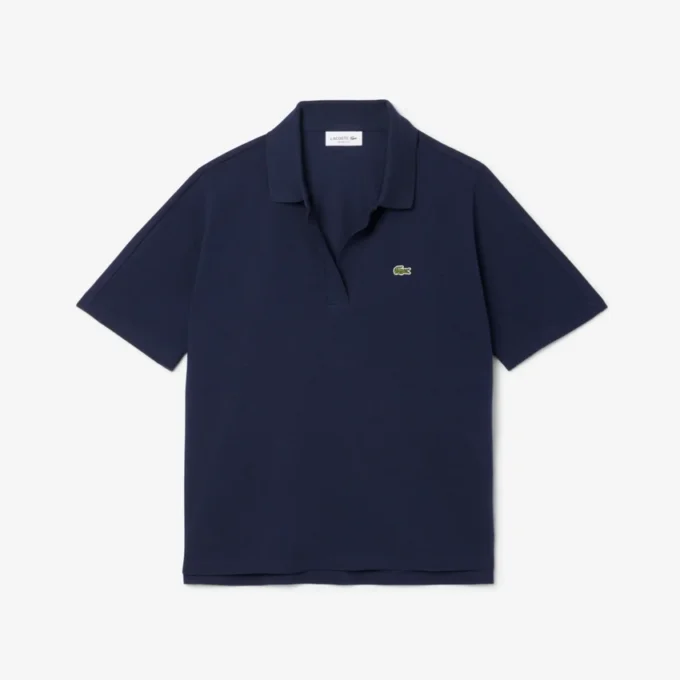 Polo da donna in piqué dalla vestibilità comoda Polo da donna in piqué dalla vestibilità comoda