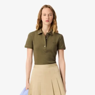 Polo da donna L.12.12 Slim Fit Stretch Mini Piqua