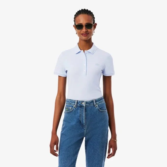Polo da donna L.12.12 Slim Fit Stretch Mini Piqua Polo da donna L.12.12 Slim Fit Stretch Mini Piqua