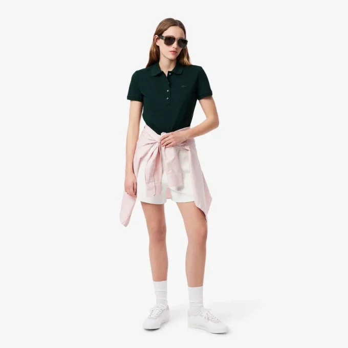 Polo da donna L.12.12 Slim Fit Stretch Mini Piqua Polo da donna L.12.12 Slim Fit Stretch Mini Piqua