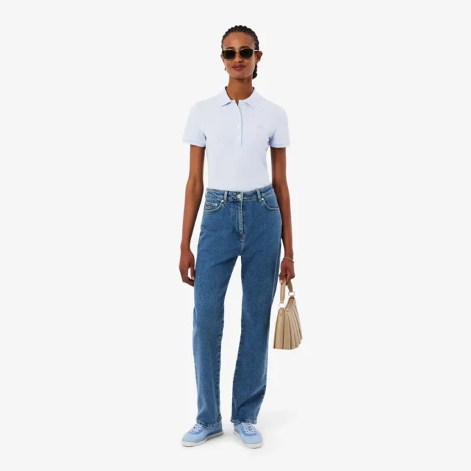 Polo da donna L.12.12 Slim Fit Stretch Mini Piqua Polo da donna L.12.12 Slim Fit Stretch Mini Piqua