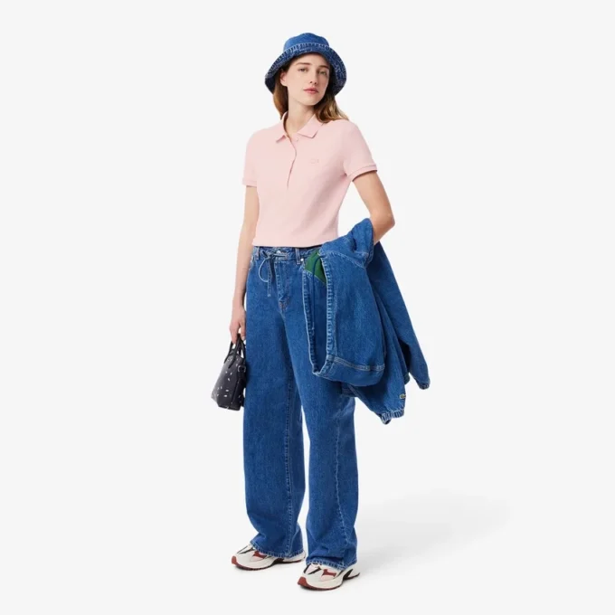 Polo da donna L.12.12 Slim Fit Stretch Mini Piqua Polo da donna L.12.12 Slim Fit Stretch Mini Piqua