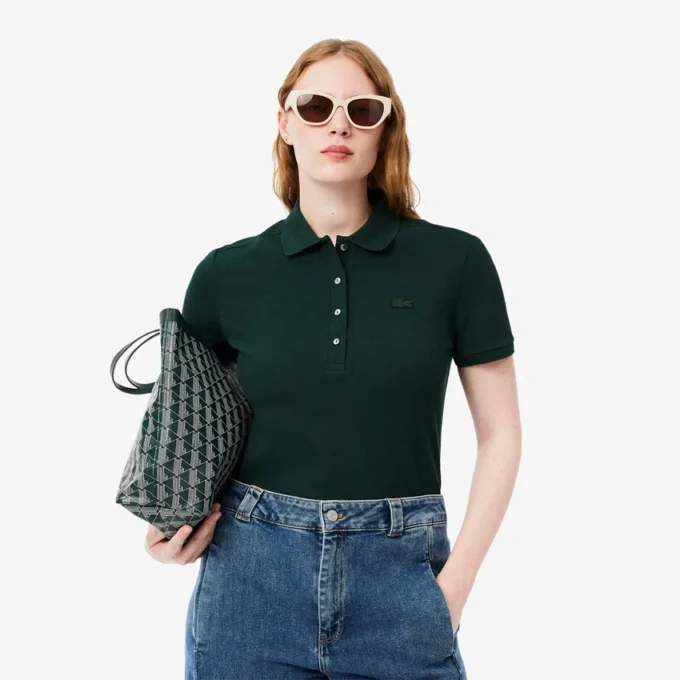 Polo da donna L.12.12 Slim Fit Stretch Mini Piqua Polo da donna L.12.12 Slim Fit Stretch Mini Piqua