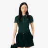Polo da donna L.12.D slim fit con dettagli rifiniti Polo da donna L.12.D slim fit con dettagli rifiniti