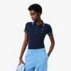 Polo da donna L.12.D slim fit con dettagli rifiniti Polo da donna L.12.D slim fit con dettagli rifiniti