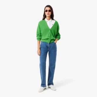 Polo da donna L.12.D slim fit con dettagli rifiniti