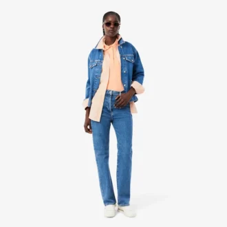 Polo da donna L.12.D slim fit con dettagli rifiniti