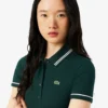 Polo da donna L.12.D slim fit con dettagli rifiniti Polo da donna L.12.D slim fit con dettagli rifiniti