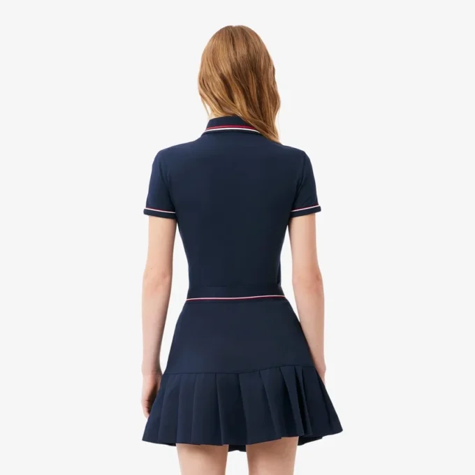 Polo da donna L.12.D slim fit con dettagli rifiniti Polo da donna L.12.D slim fit con dettagli rifiniti