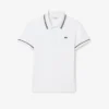 Polo da donna L.12.D slim fit con dettagli rifiniti Polo da donna L.12.D slim fit con dettagli rifiniti