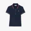 Polo da donna L.12.D slim fit con dettagli rifiniti Polo da donna L.12.D slim fit con dettagli rifiniti
