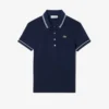 Polo da donna L.12.D slim fit con dettagli rifiniti Polo da donna L.12.D slim fit con dettagli rifiniti