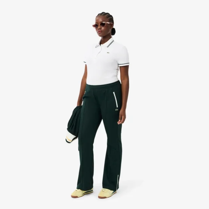 Polo da donna L.12.D slim fit con dettagli rifiniti Polo da donna L.12.D slim fit con dettagli rifiniti