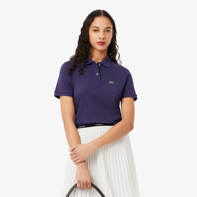 Polo da donna Regular Fit in morbido Petit Piqué Polo da donna Regular Fit in morbido Petit Piqué