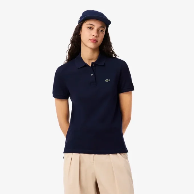 Polo da donna Regular Fit in morbido Petit Piqué Polo da donna Regular Fit in morbido Petit Piqué