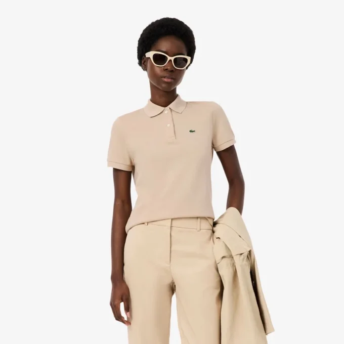 Polo da donna Regular Fit in morbido Petit Piqué Polo da donna Regular Fit in morbido Petit Piqué