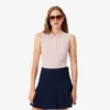 Polo da donna senza maniche elasticizzata L.12.D Slim Fit Polo da donna senza maniche elasticizzata L.12.D Slim Fit