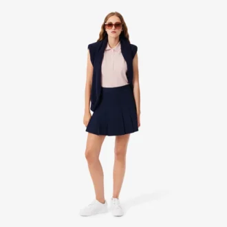 Polo da donna senza maniche elasticizzata L.12.D Slim Fit